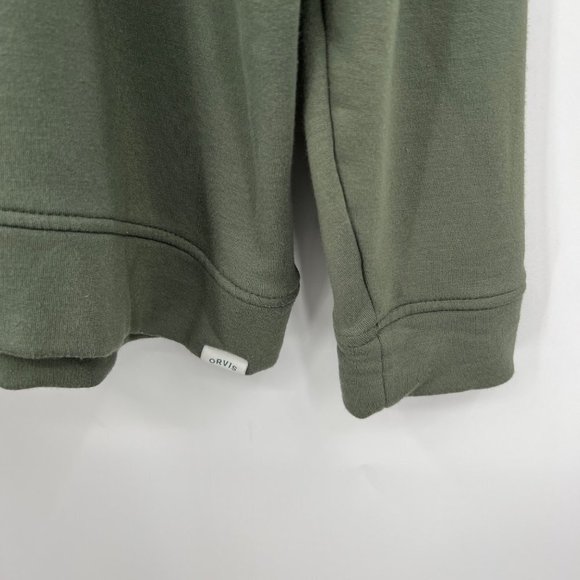 Orvis Long Sleeve Pullover Crewneck Sweatshirt Men's XL Green Modal soft gorpcor - Picture 4 of 10